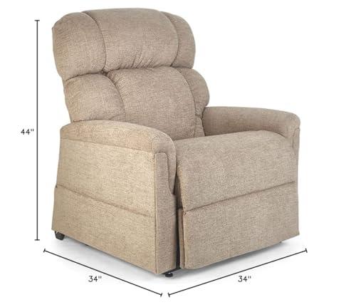 Golden Technologies Golden Technologies Comforter Series PR-531-LAR Large PR531 375 lb. Weight Capacity 3 Position Power Lift Chair Recliner - Sandstorm Tan Fabric