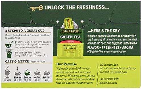 Bigelow Tea Bigelow Tea Green Tea with Mango, 20 ct