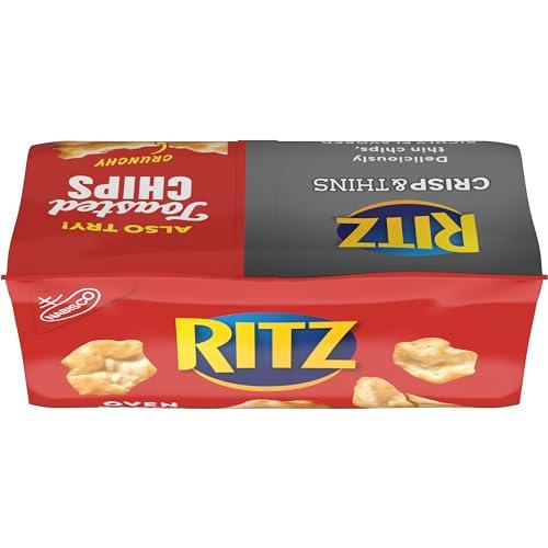 Ritz RITZ Crisp and Thins Cream Cheese and Onion Chips, 6 - 7.1 oz Bags