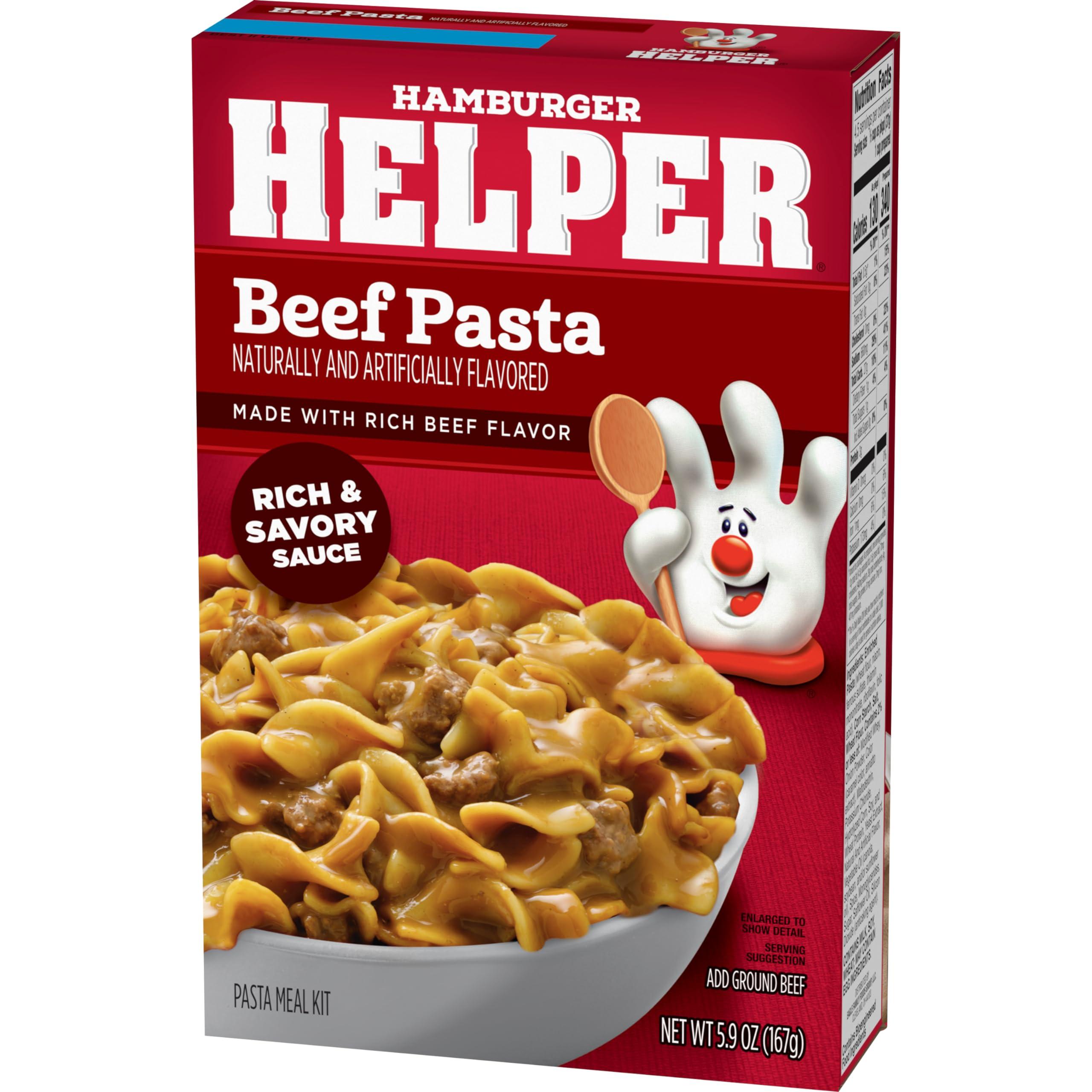 Betty Crocker Hamburger Helper Beef Pasta, 5.9 Ounces, 12 per Case