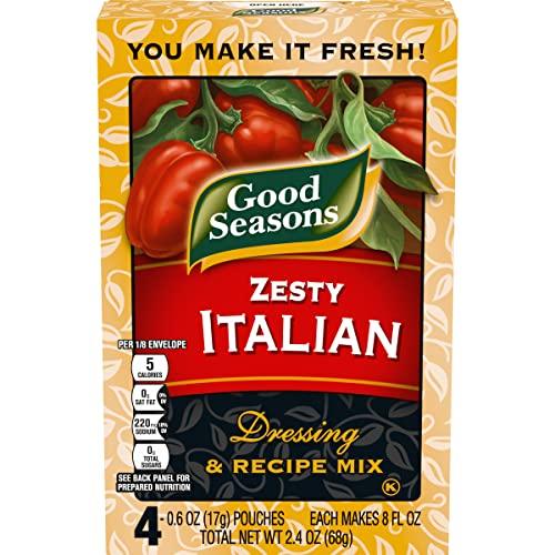 Good Seasons Good Seasons Zesty Italian Dressing & Recipe Seasoning Mix, 4 ct Packets