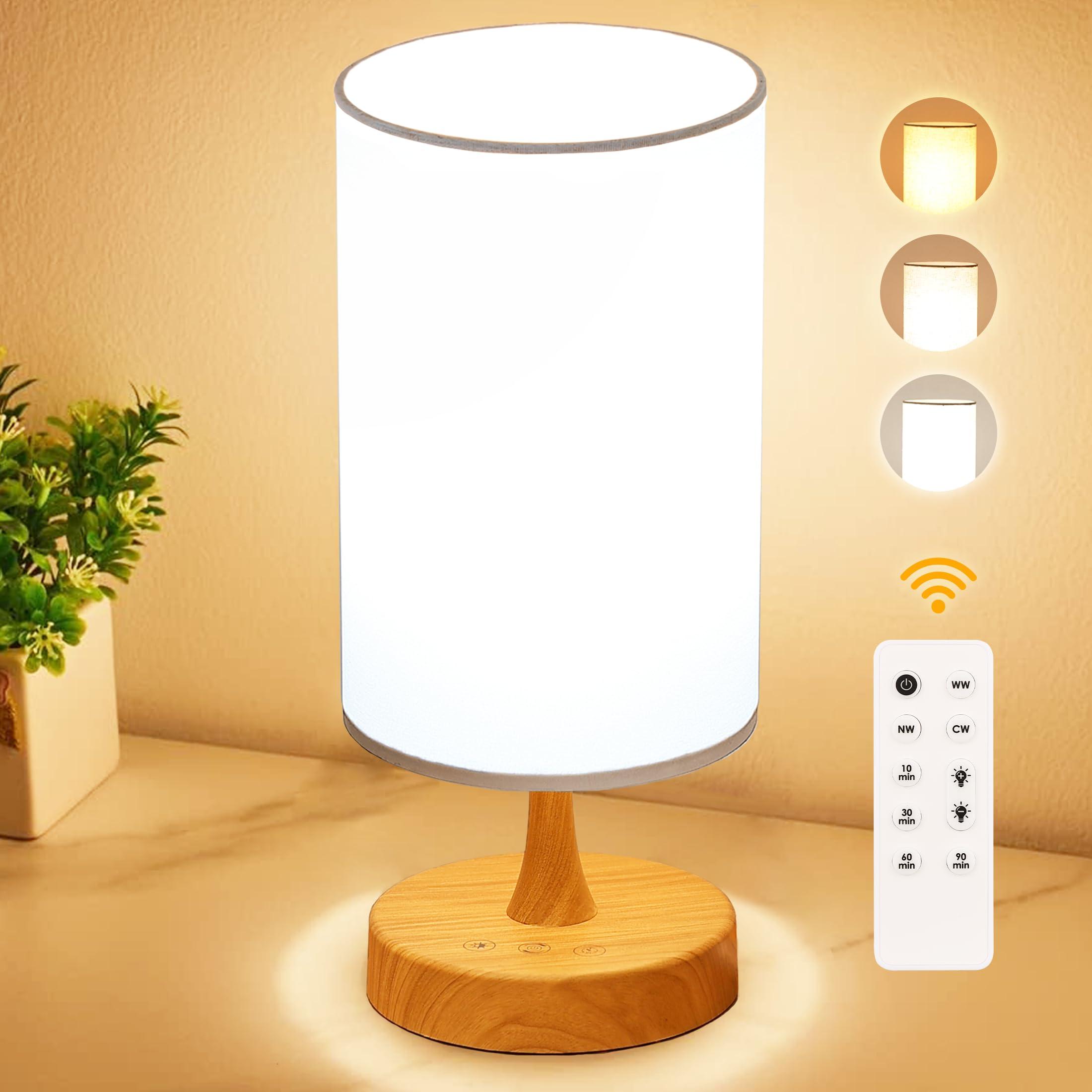 OYADISIIOP OYADISIIOP Light Therapy Lamp, 10000 Lux Daylight Lamp with 3 Color Temperatures, Adjustable Brightness, Timer & Memory Function, Sunlight Lamp with Remote Control(Grain Base White Shade)