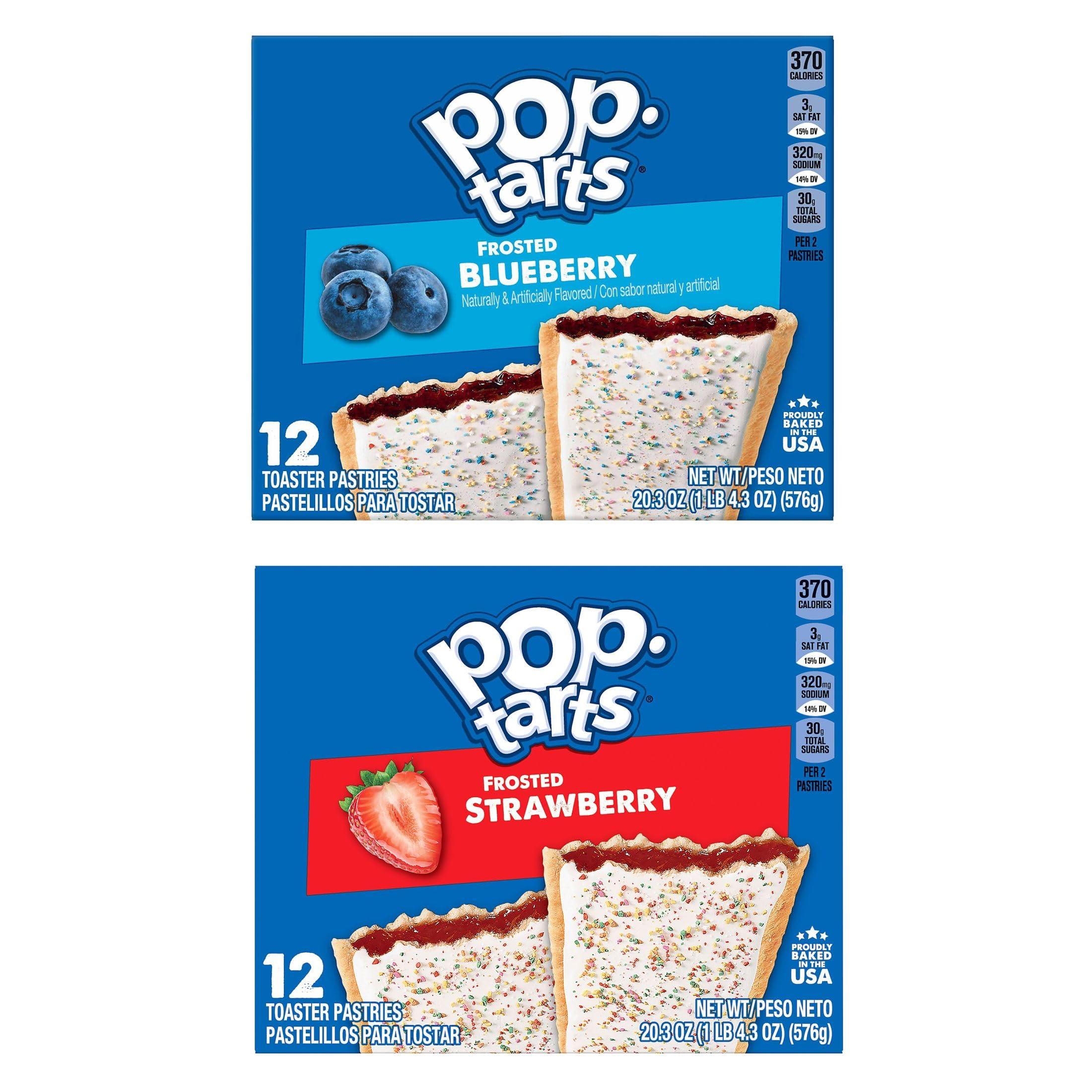 Pop-Tarts Pop-Tarts Toaster Pastries, Breakfast Foods, Kids Snacks, Variety Pack (5 Boxes, 60 Pop-Tarts)