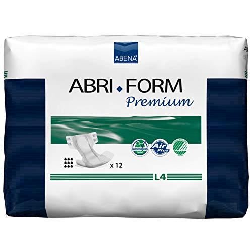 Abena Abena Abri-Form Premium Incontinence Briefs, Level 4, (Small To Extra Large Sizes) Large, 12 Count