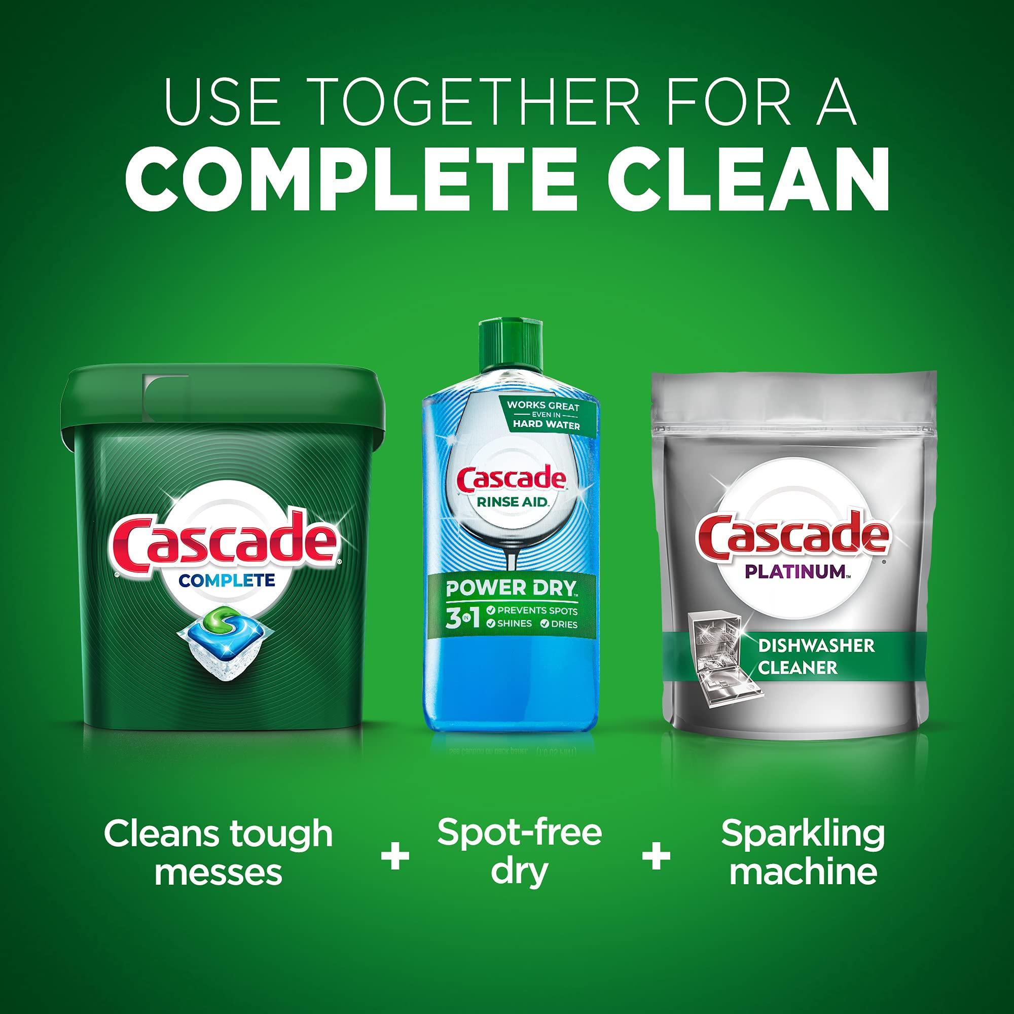 Cascade Cascade Complete Dishwasher Pods, ActionPacs Dishwasher Detergent, Fresh Scent, 43 Count