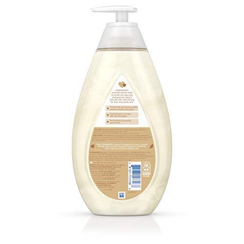 Johnson's Baby Johnson's Skin Nourishing Baby Wash with Vanilla & Oat Extract, Hypoallergenic & Tear Free Baby Wash, 27.1 fl. oz