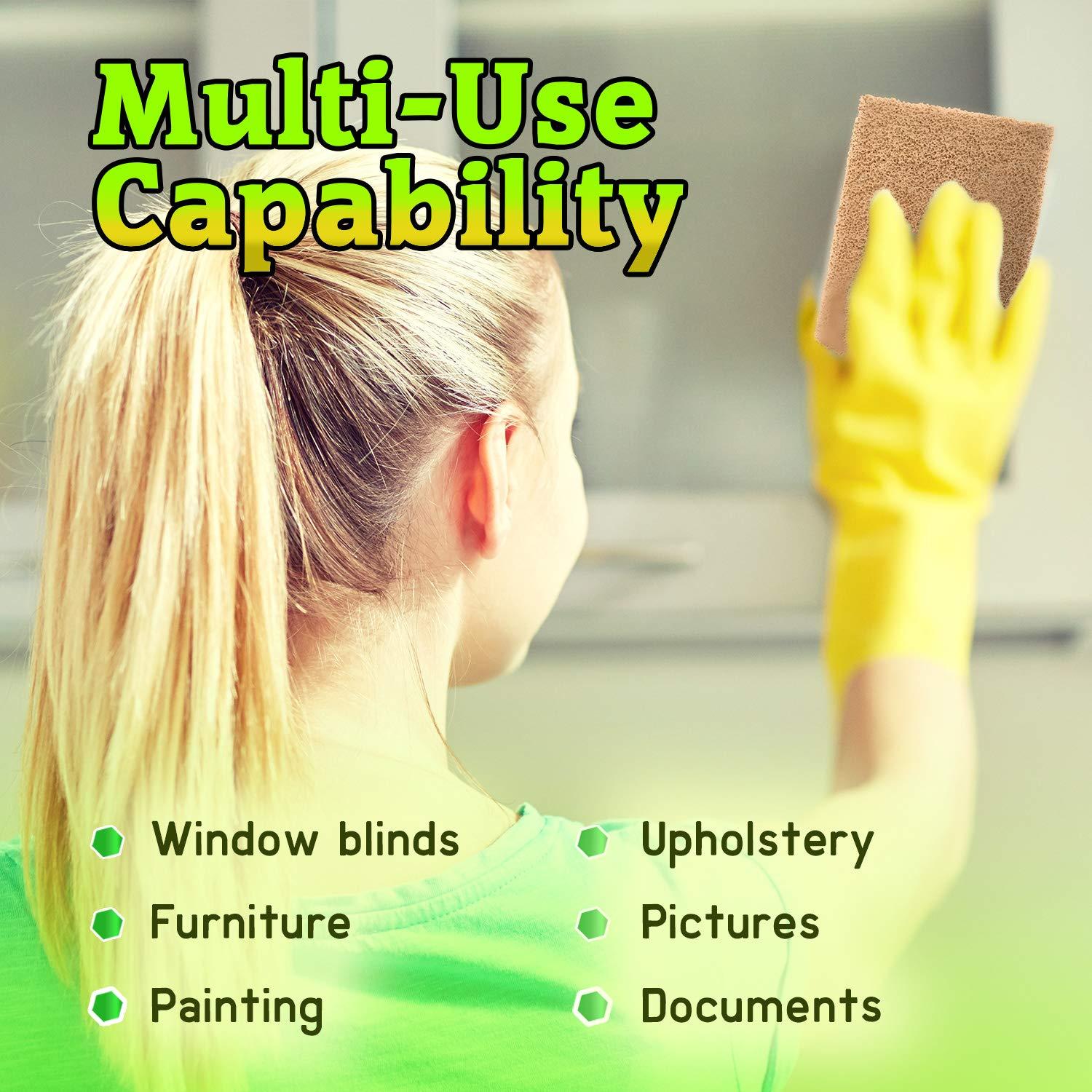 RiverOaks Dry Cleaning Soot Eraser Sponge - (2-Pack) Smoke, Soot, Dust and Dirt Remover