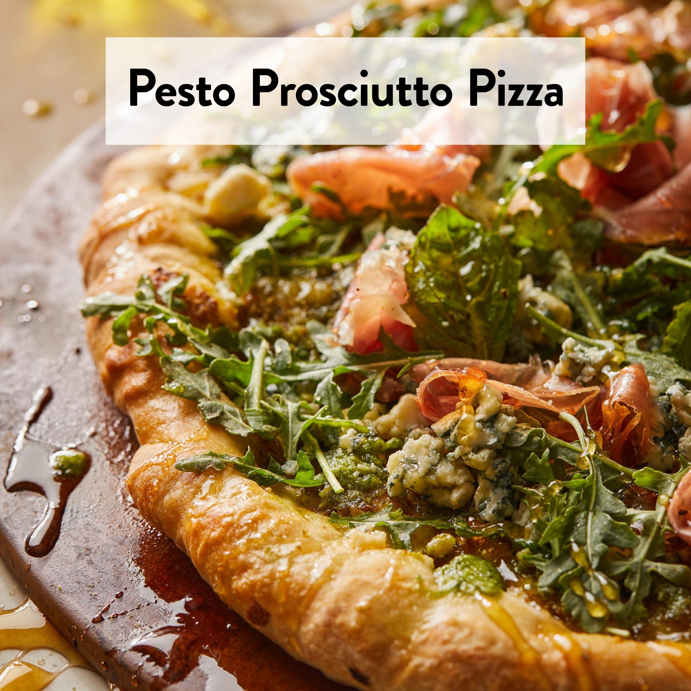 DeLallo DeLallo Basil Pesto Topping, 6.7 Ounce Squeeze Bottle, (4 Pack), Made in Italy, Ready-to-Use Condiment