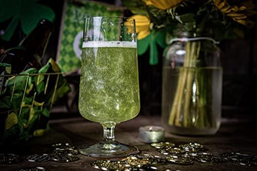 Signature Drink Lab Edible Glitter for Drinks • Shiny Glitter, Shimmer Beverage Dust for Cocktails, Beer, Wine and More - Color Series Green - 25 gram