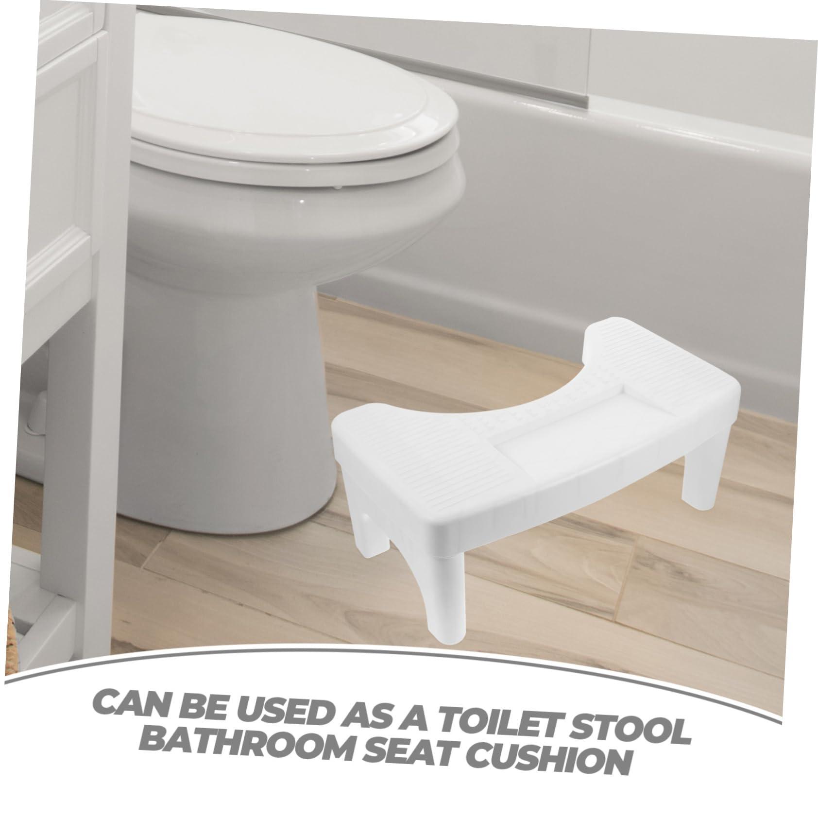 MAGICLULU MAGICLULU Bathroom Stool Anti-Slip Feature Toilet Footstool for Adults Compact Poop Stool for Toilet Easy to Carry