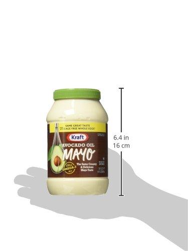 Kraft Kraft Mayo with Avocado Oil Reduced Fat Mayonnaise (30 fl oz Jar) (Pack of 2)