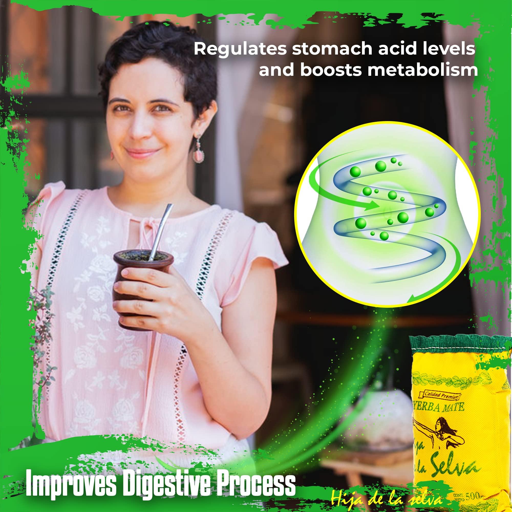 The Argentino The Argentino Yerba Mate Orgnica Hija de la Selva T Suelto Tradicional Sudamericano Bebida De T