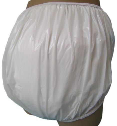 Baby Pants Baby Pants Milky White Adult Pullon Plastic Pants - Small