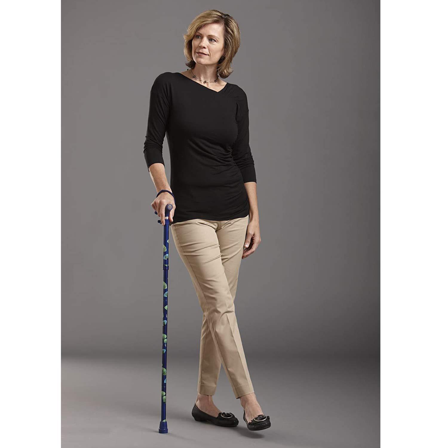 Switch Sticks Switch Sticks Walking Cane for Men or Women, Foldable and Adjustable from 32-37 Inches, FSA and HSA Eligible, Luxury Thames