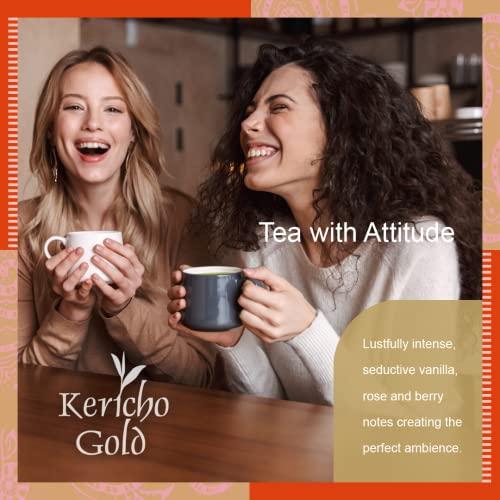 Kericho Gold Kericho Gold "Be my Valentine” Rose Tea Bags - Black Tea Base - Flavorful Taste - Rich in Anti-Oxidants - No Artificial Flavoring -Attitude Teas (1) (1 Pack)