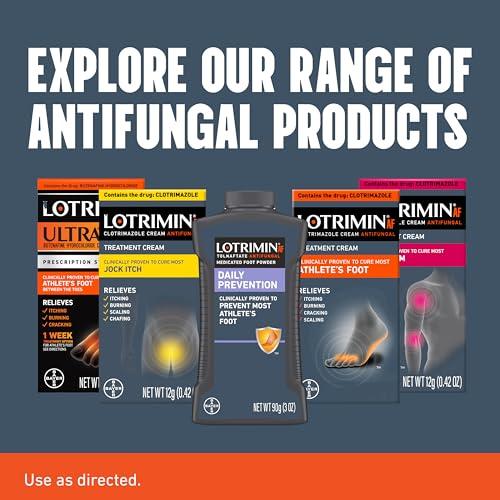 Lotrimin Lotrimin AF Cream: Athlete's Foot 1% Clotrimazole Antifungal Treatment, Clinically Proven Effective, 1.1 Ounce (New Look)