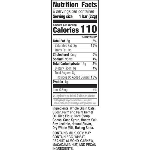 Nature Valley Nature Valley Crunchy Dipped Granola Squares, Oats and Chocolate, 6 ct, 4.68 OZ