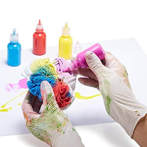 zomchain nitrile gloves Disposable Kid Gloves, Nitrile Gloves for 7-14 Years - Latex Free Gloves, Food Grade, Powder Free - for Halloween Preparation, Crafting, Painting, Gardening, Cooking, Cleaning - 100 PCS White