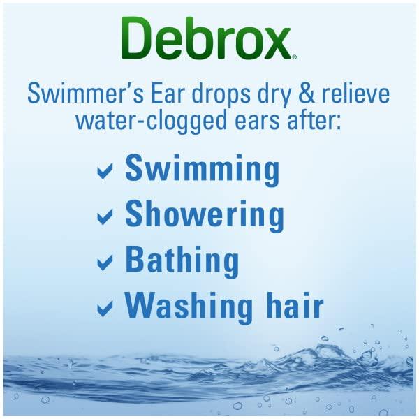 Debrox Debrox Swimmer's Ear Drying Drops for Adults & Kids, 1 Fl oz. (Pack of 6)