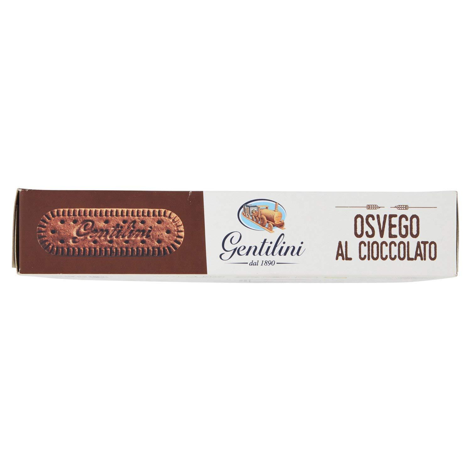 Gentilini GENTILINI | Osvego al Cioccolato | Chocolate Cookies | Pack of 2 | 500g (2x250g each)