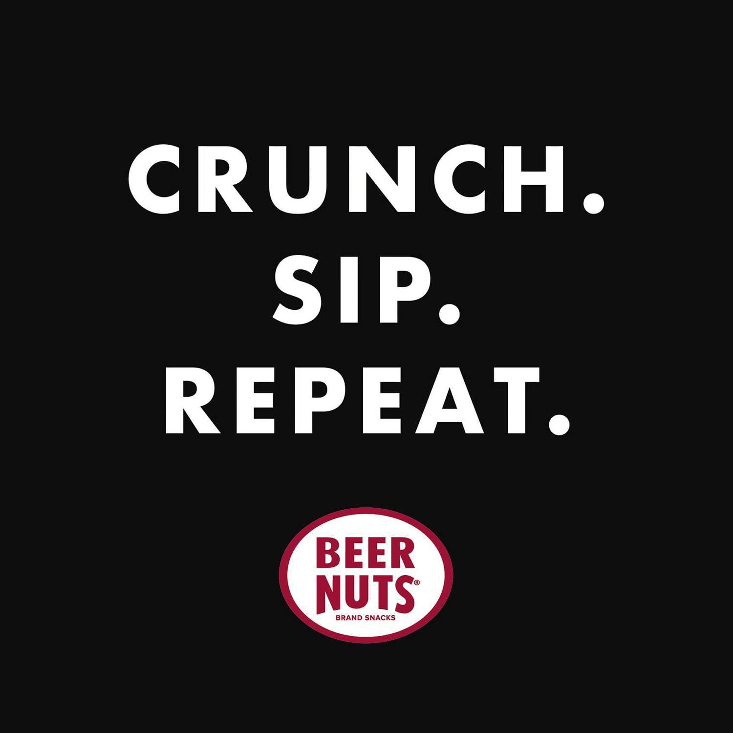 BEER NUTS BEER NUTS Party Mix - Original Sweet & Salty Roasted Gourmet Peanuts, Plain Yogurt Covered Raisins, M&M\'s Milk Chocolate Candies - Kosher, Gluten Free, Family Size Resealable Packaged Snack - 42oz Jar