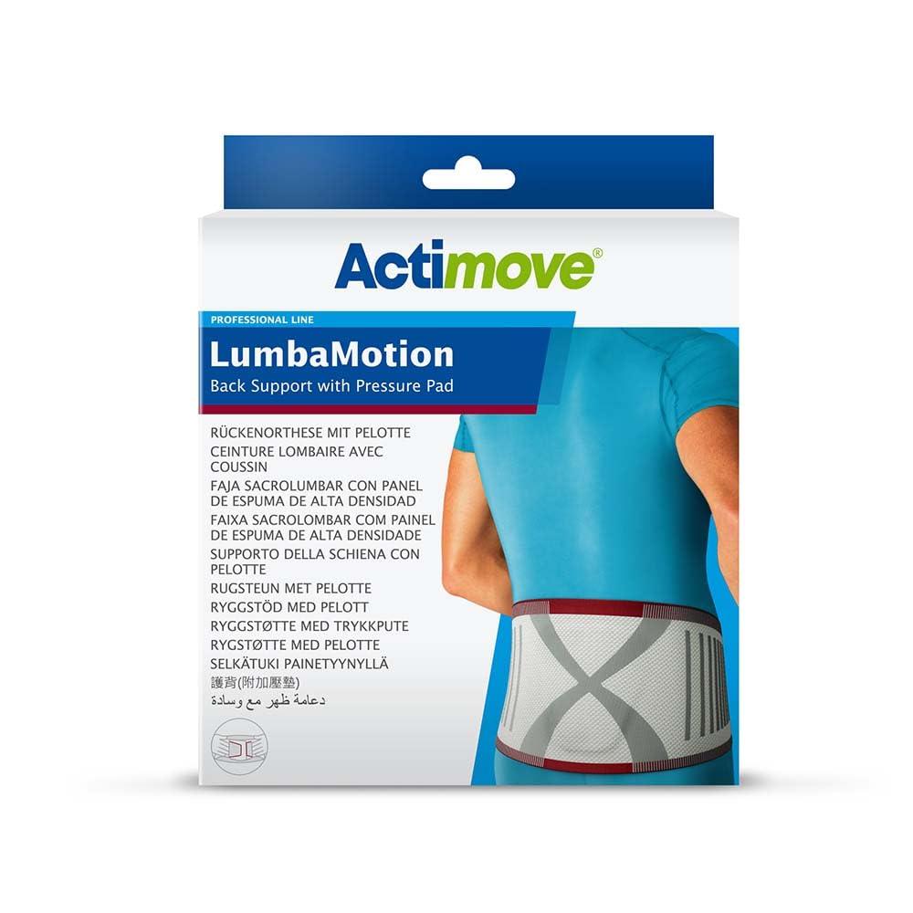 Actimove Actimove Professional LumbaMotion Back Support with Pressure Pad | Lumbar Sacral Support Belt for Lumbar Lower Back Support Belt for Sciatica, Herniated Disc, Scoliosis Back Pain Relief | White, X-Small