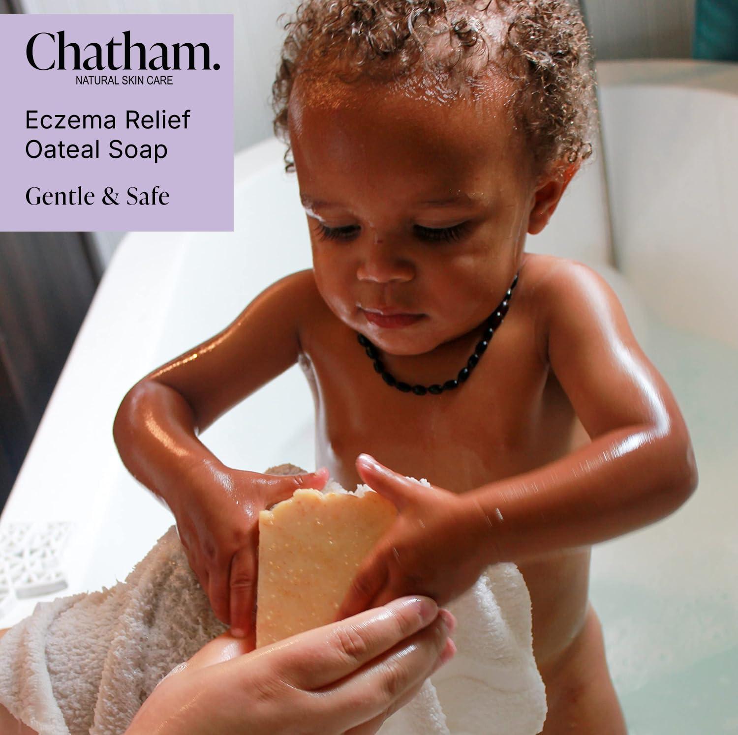 Chatham Natural Skin Care Chatham Natural Skin Care Eczema Relief Oatmeal Soap, oatmeal bath, treatment for eczema rosacea, psoriasis