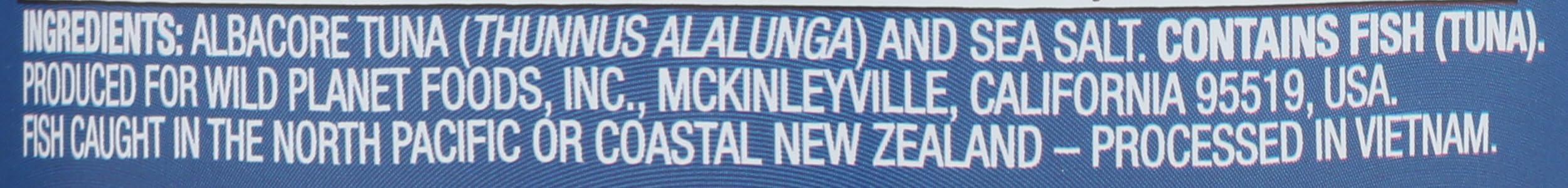 Wild Planet Wild Planet Sustainably Caught Wild Albacore Tuna, Cans, 5 oz