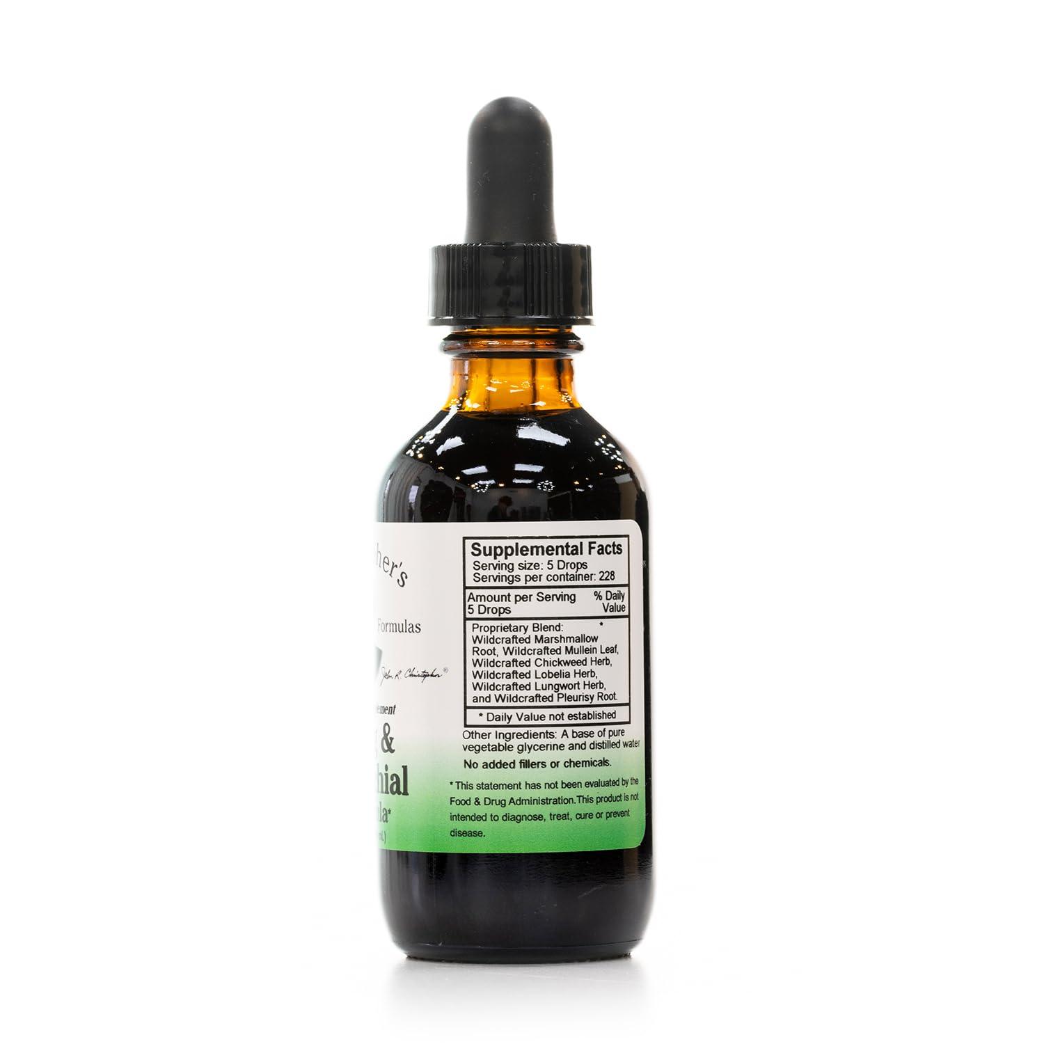 Christopher's Original Formulas Christopher's Original Formulas Lung Plus Bronchial Supplement, 2 Fluid Ounce