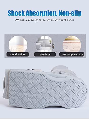 Tairibousy Tairibousy Inflatable Walker Boot Air Cam Walker Fracture Boot Medical Short Walking Boot Walker Brace Breathable Orthopaedic Boot for Foot Injury Ankle Sprain (Large)