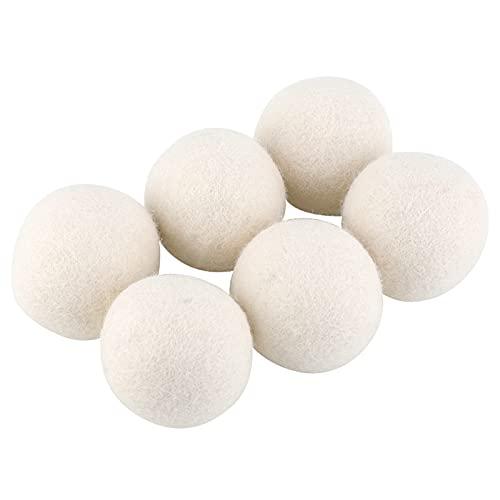 Alvinlite Alvinlite Wool Dryer Balls, Reusable Natural Wool Laundry Fabric Softener Ball Dryer Sheets Alternative Laundry Replacement