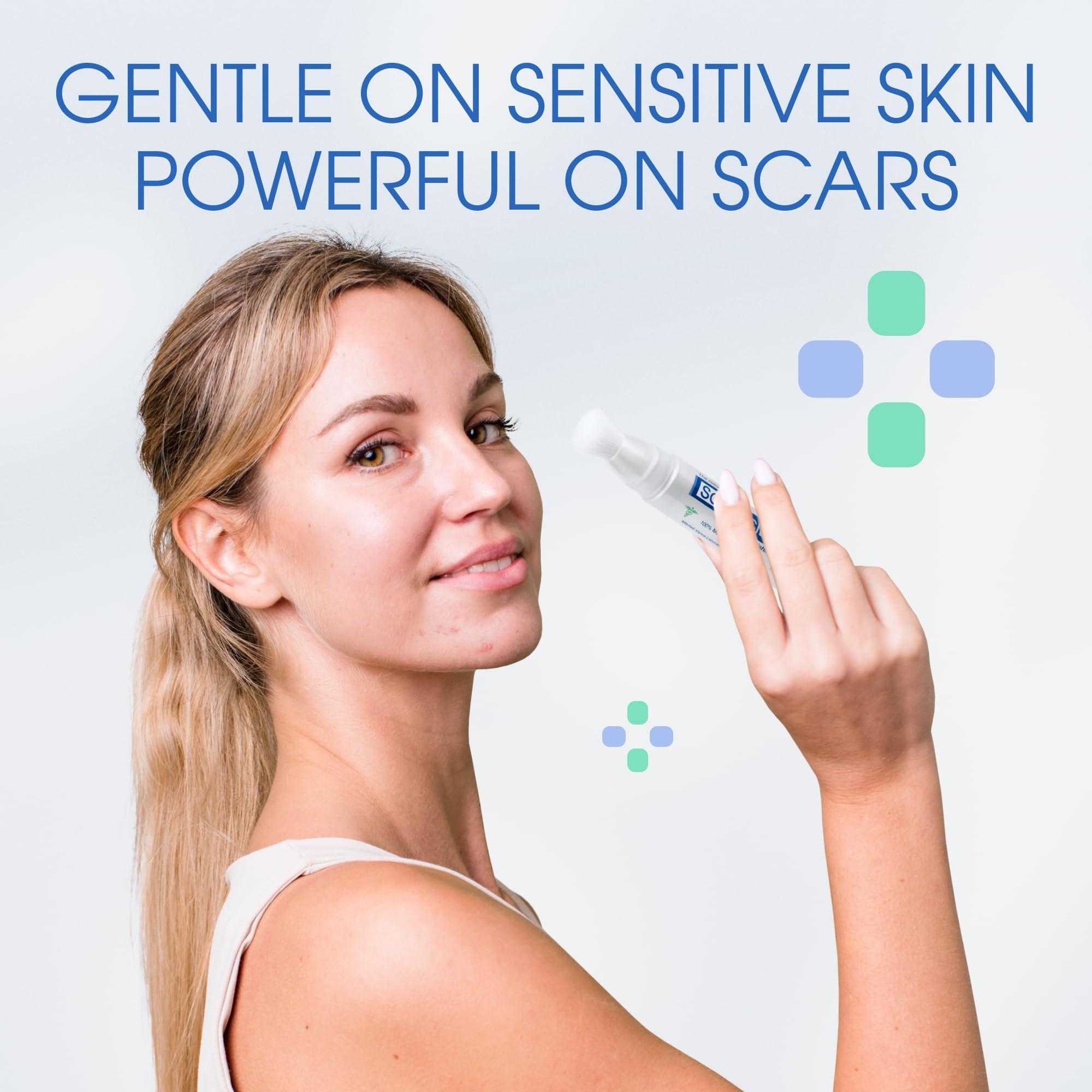 ScarScience ScarScience C-Section Recovery Kit - Advanced Scar Treatment after C-Section - Medical Grade Waterproof Silicone Scar Sheets for Scar Removal, 8 Strips + Silicone Gel for Scars and Surgical Scars,18ml