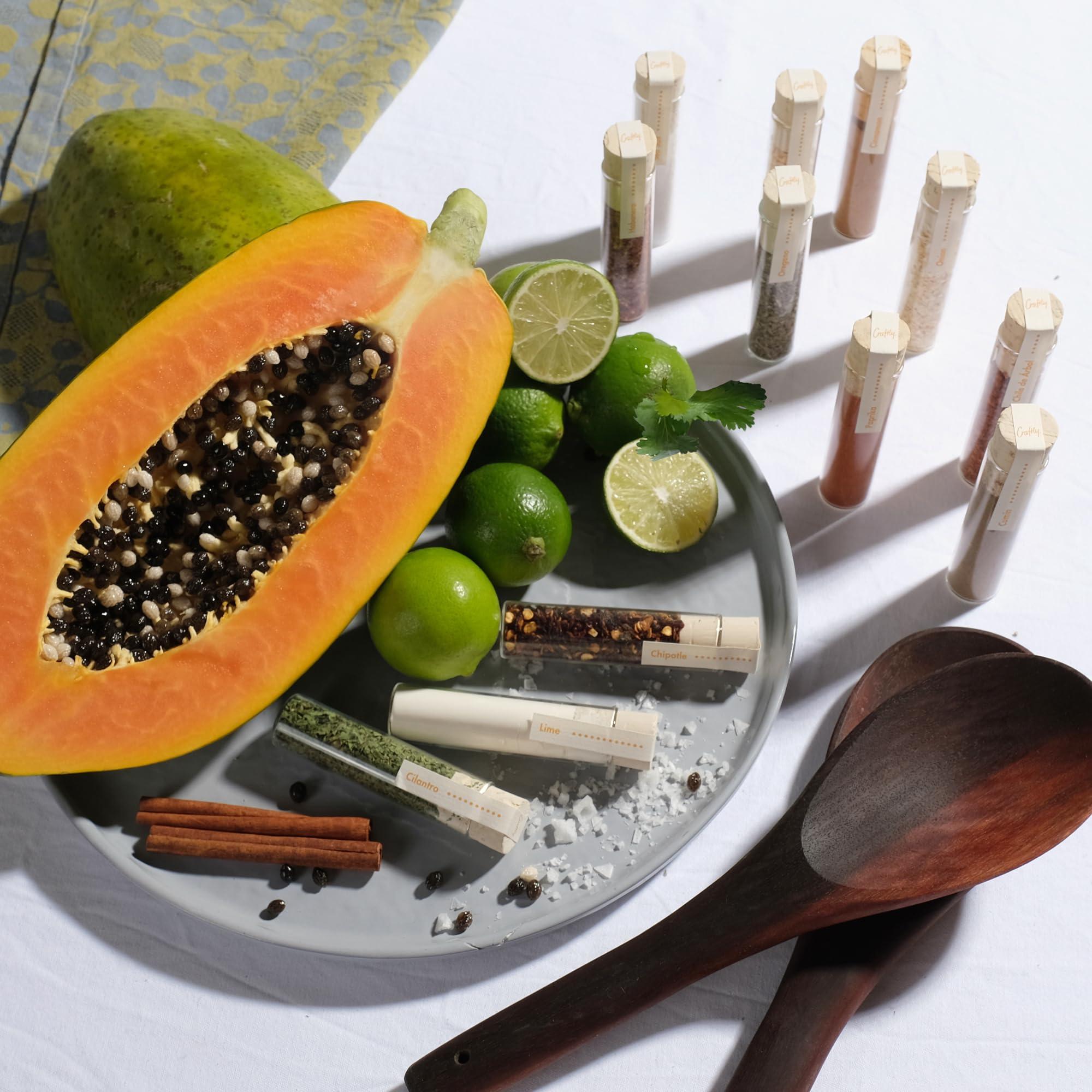 Craftly Craftly 12 Mexican Spices Gift Set | Mexican Seasoning Gift Set for Cooking - Perfect for Tacos, Fajitas and More | Birthday Gift for Him & Her | Gift set for Men, Women