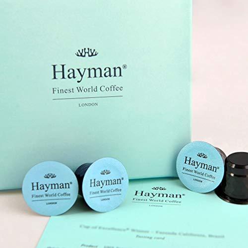 Hayman - Finest World Coffee Hayman Coffee, 100% Ethiopia Yirgacheffe Coffee, Coffee Pods For Nespresso Original Line Coffee Machine, 20 Pods | Espresso Pods Compatible With Nespresso Pods Original Machines, Ethiopian Coffee