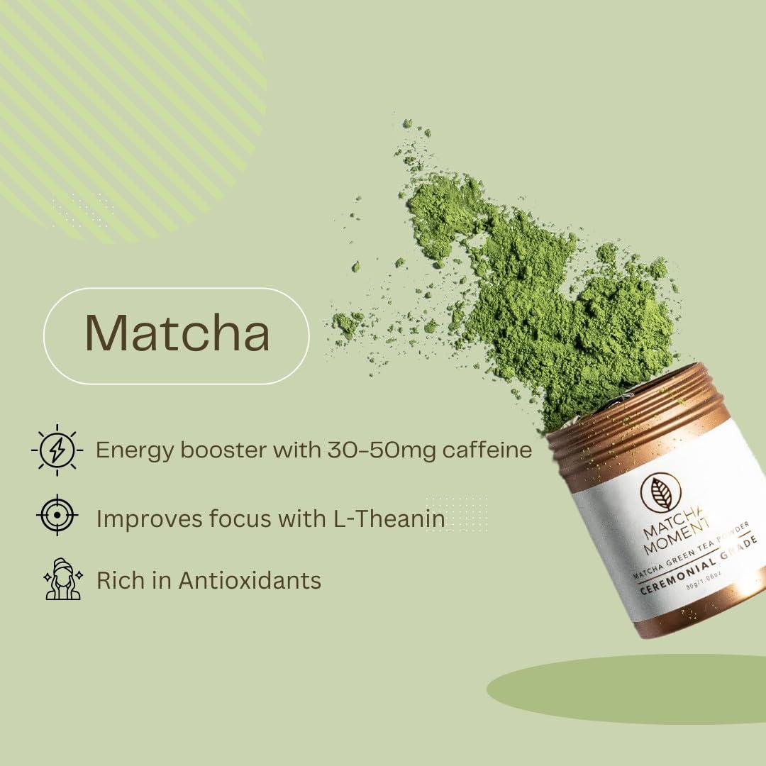 Youkoya Matcha Tea Ceremonial Grade, Authentic Japanese Matcha, Fresh small batches, Farm to Cup Superfood from Japan, 1.06oz