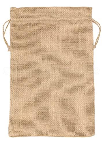 CleverDelights CleverDelights 8\" x 12\" Burlap Bags - 25 Pack - 8x12 Inch Jute Burlap Drawstring Sacks