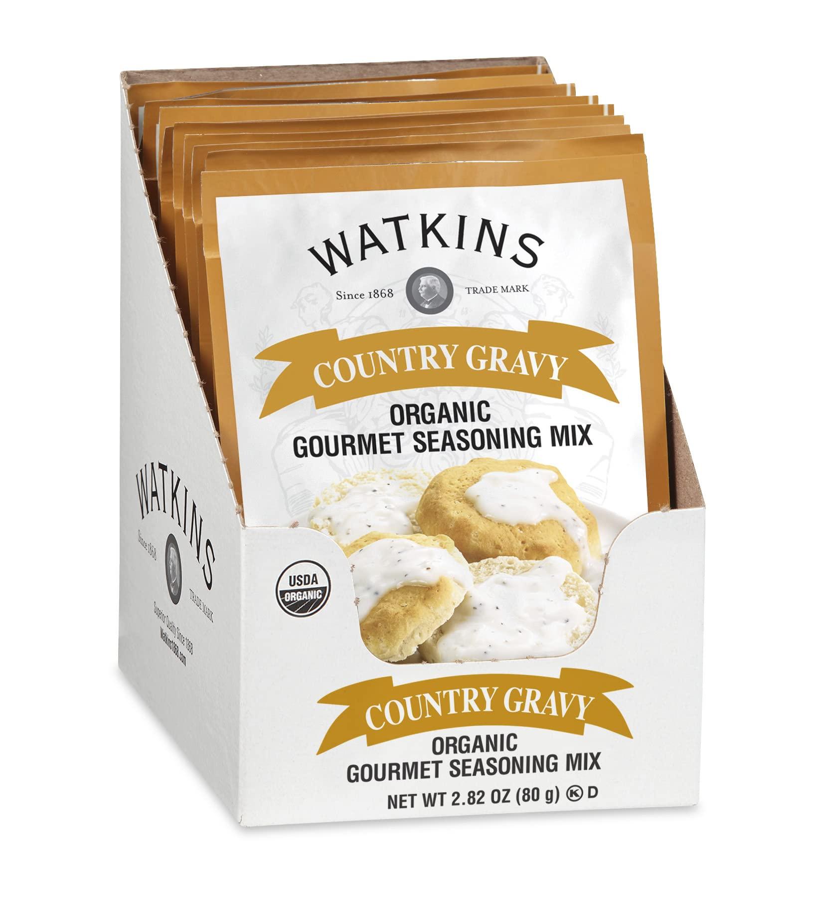 Watkins Watkins Organic Gourmet Seasoning Mix, Country Gravy, 2.82 Oz (Pack of 12)