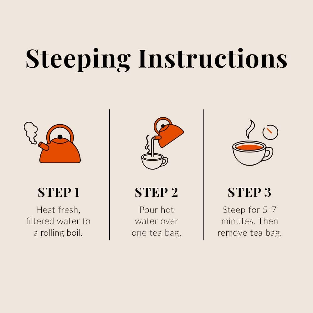 The Republic of Tea The Republic of Tea - Clarity and Calm SuperAdapt Herbal Tea, 36 Tea Bags, Organic, Caffeine Free, Ashwagandha