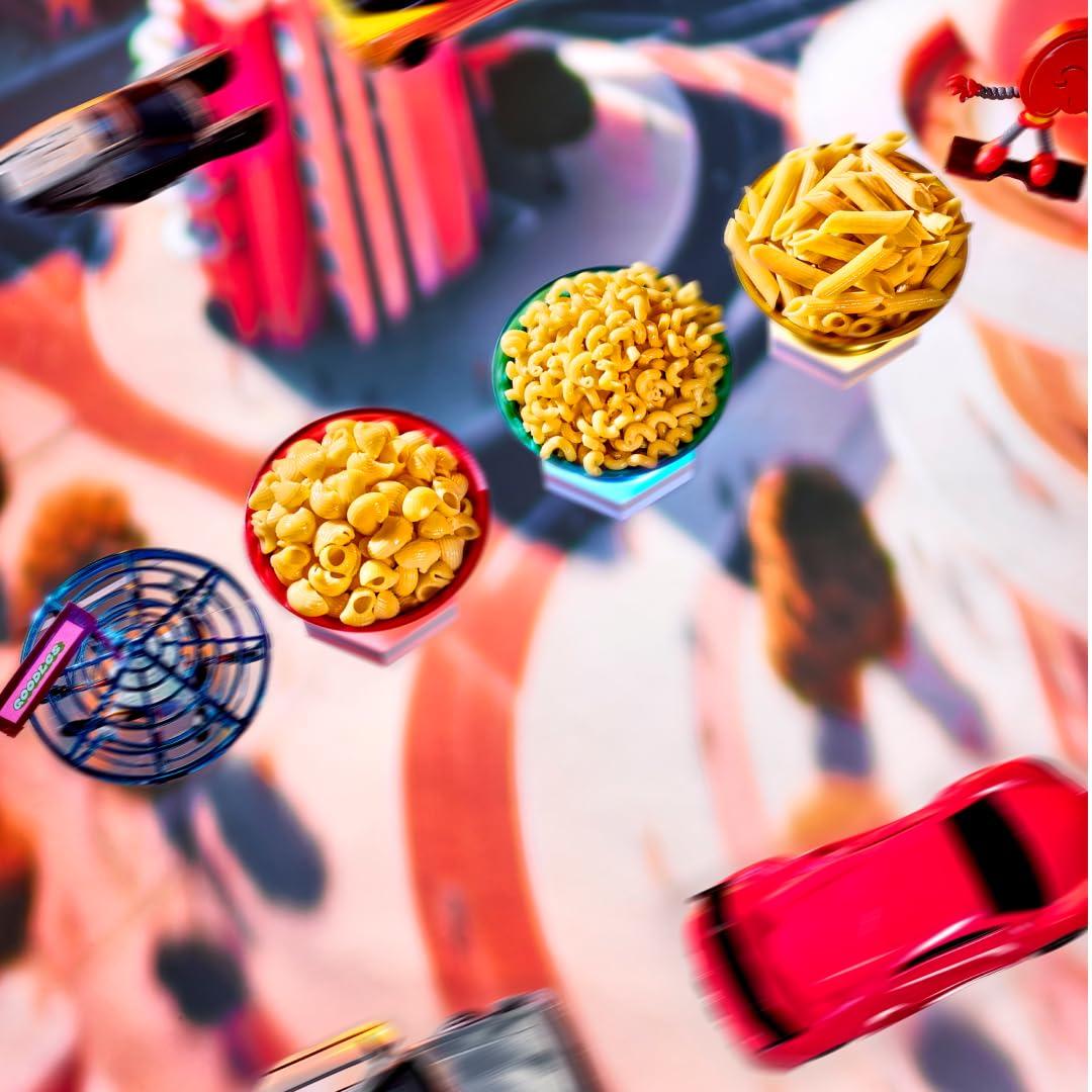 Goodles GOODLES Pasta Variety Pack 6 Pack, 8oz - 10g Protein, 7g Fiber with Prebiotics, 21 Plant-Based Nutrients | Kosher | Clean Label Certified