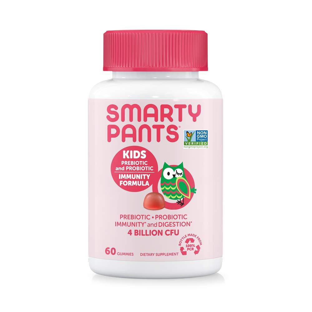 SmartyPants SmartyPants Teen Guy Multivitamin Gummies: Omega 3 Fish Oil (EPA/DHA) & Kids Probiotic Immunity Gummies: Prebiotics & Probiotics for Digestive Health and Immune Support Supplement