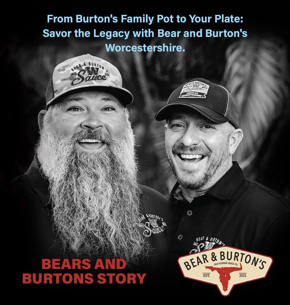 Old Florida Sauce Co. Bear and Burton\'s Breakfast Sauce Too | A Medium Heat Sauce from the Makers of W Sauce | 12 Fl Oz