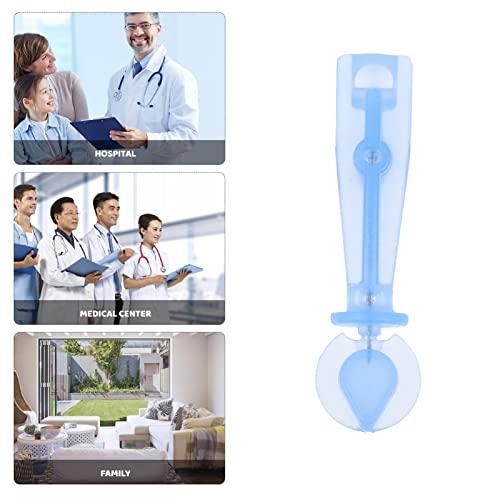 Healifty Lancets for Blood Testing, 200pcs Safety Lancets 30G Lancet Pen Tip Needle Bloodletting Pens Blood Sample Lancets for Blood Glucose Testing, Sky- Blue