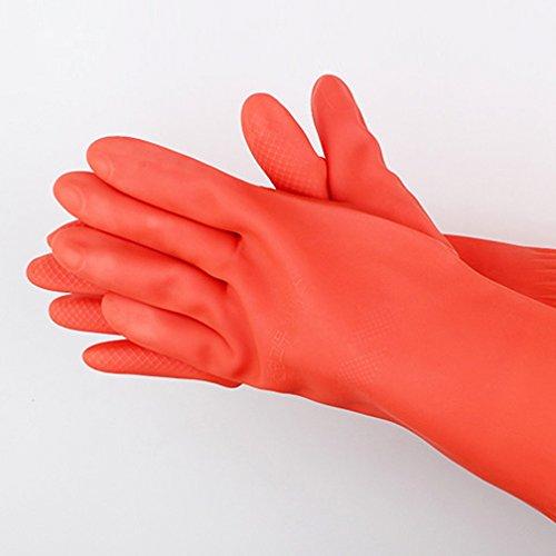 SYROVIA SYROVIA Household Arms Length Rubber Latex Cleaning Long Glove Reusable Kitchen Natural Rubber Living Wash Gloves