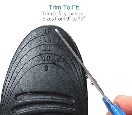 BalanSole US Men's 9-13 Size 1 Inch Height Increase Elevator Insoles Large Size for Men and Women
