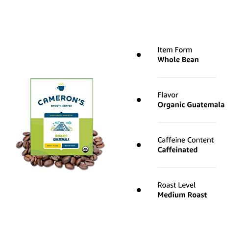 Cameron's Coffee Cameron\'s Coffee Organic Guatemala Whole Bean Coffee, Medium Roast, 100% Arabica, Bulk, 4-Pound Bag, (Pack of 1)