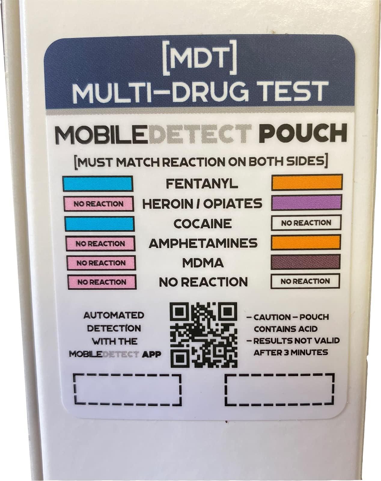 MobileDetect Pouch MobileDetect Pouch Residue Detection Multi-Drug Test Kit - Rapid Surface Residue Detector