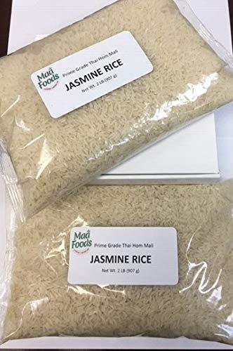 MAAN FOODS Thai Hom Mali Jasmine Rice 2 pack of 2 LB (907 g x 2)