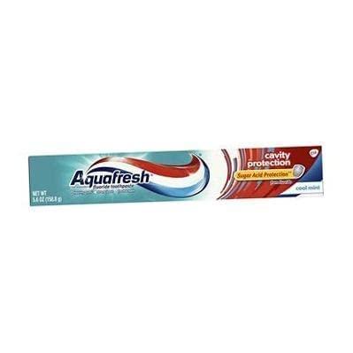 Aqua Fres Aquafresh Cavity Protection Toothpaste Cool Mint 5.6 oz - 10 Pack