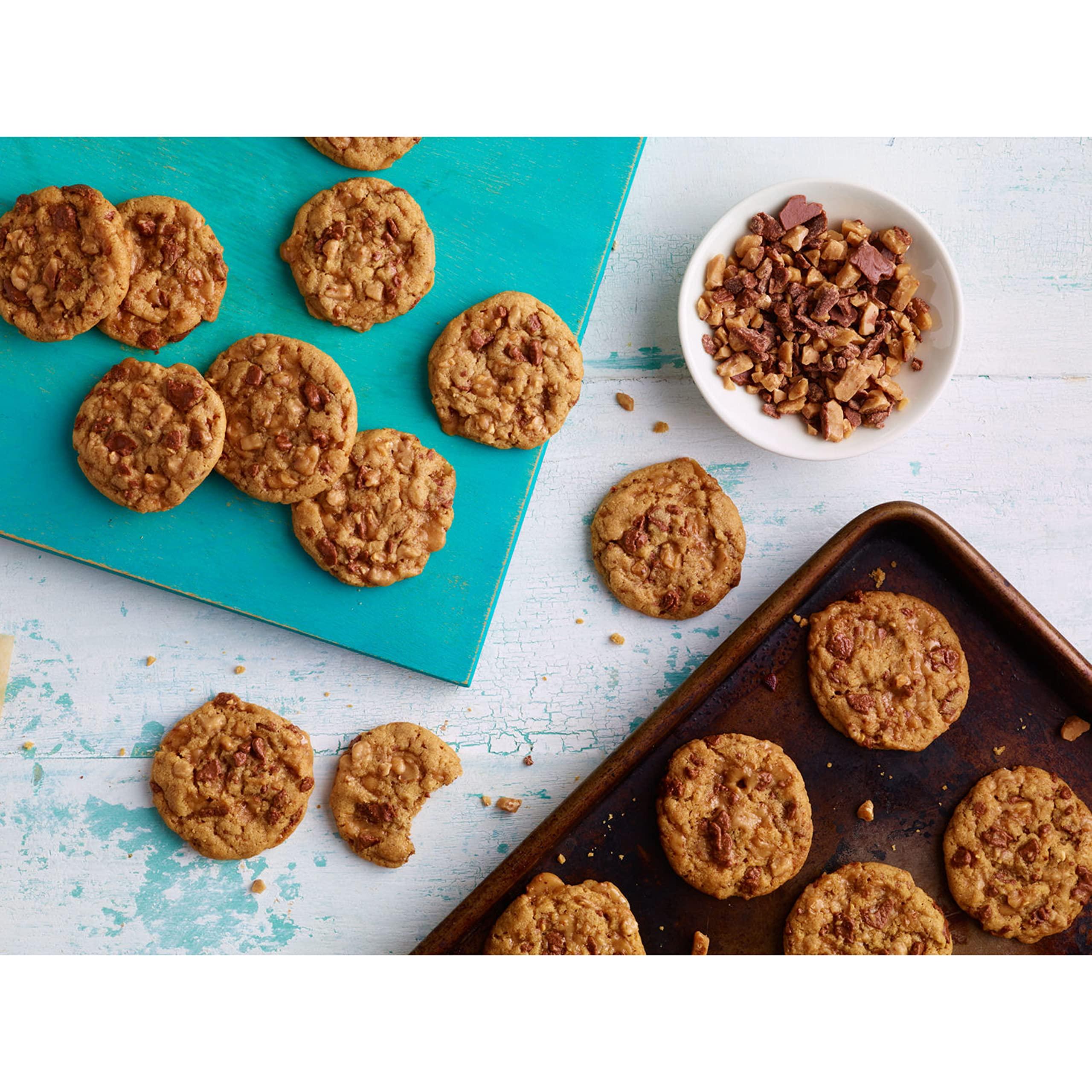 Heath HEATH Milk Chocolate English Toffee Baking Bits, Bulk Gluten Free, 8 oz Bags (12 Count)