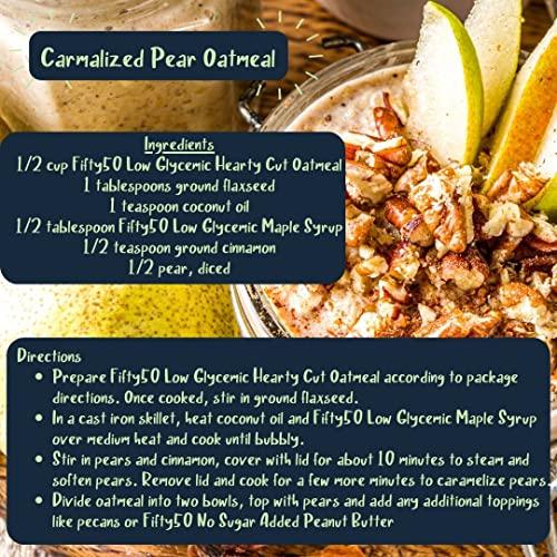 Fifty50 Foods Reduced Calorie Low Glycemic Maple Syrup, 12 fl oz